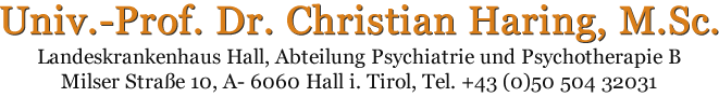 Univ. Prof.Dr. Christian Haring